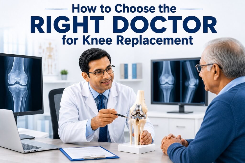 Consulting the right doctor for knee replacement