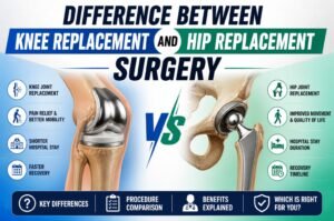 Difference Between Knee Replacement and Hip Replacement Surgery
