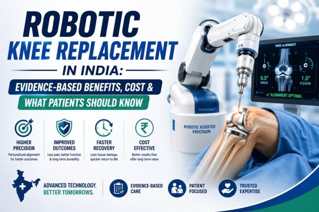 Robotic Knee Replacement in India Evidence-Based Benefits, Cost & What Patients Should Know